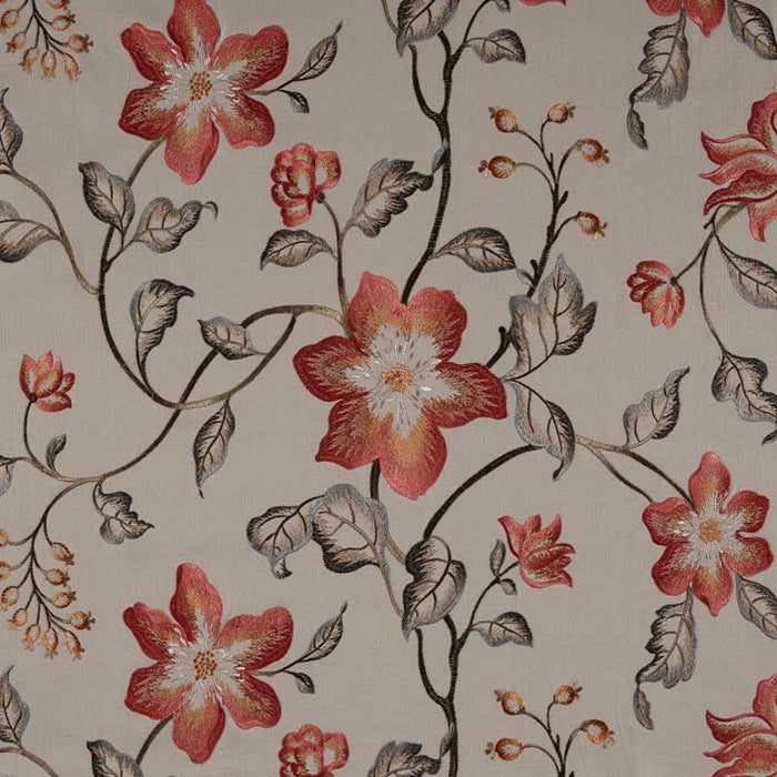 Marvic Textiles Tibouchina Coral Fabric Sample 1416