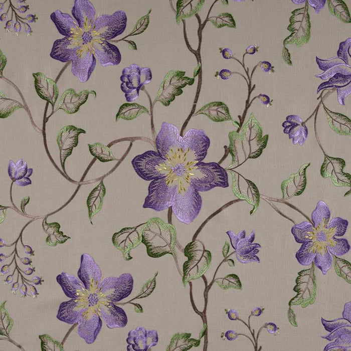 Marvic Textiles Tibouchina Lilac Fabric Sample 1416