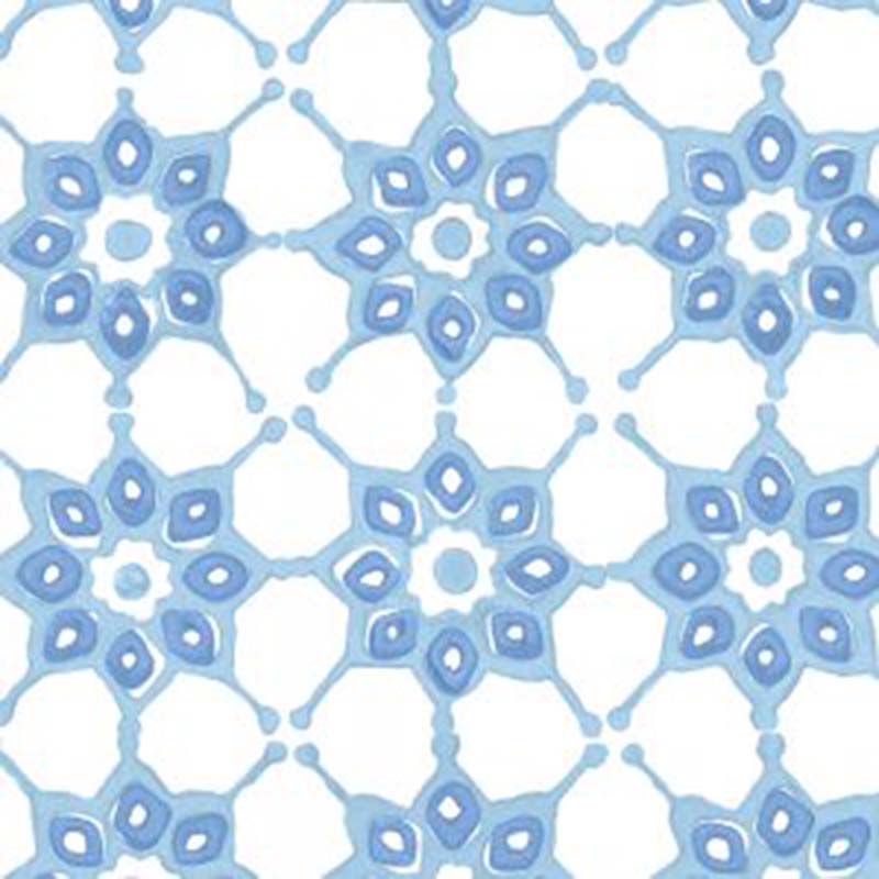 Galbraith & Paul Tile Dutch Blue Wallpaper Sample