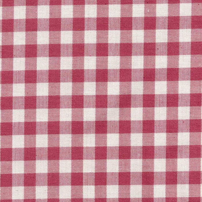 Marvic Textiles Toile Carreaux Pink Fabric Sample 6138