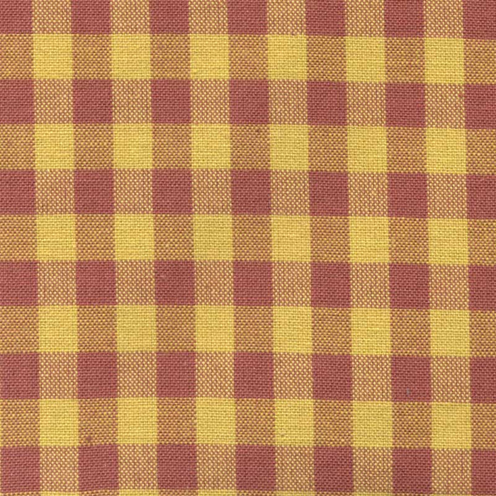 Marvic Textiles Toile Carreaux Russet Fabric Sample 6138