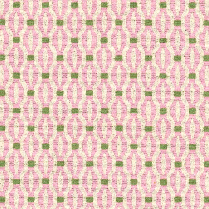 Marvic Textiles Trellis Rose Pink Fabric Sample 1425