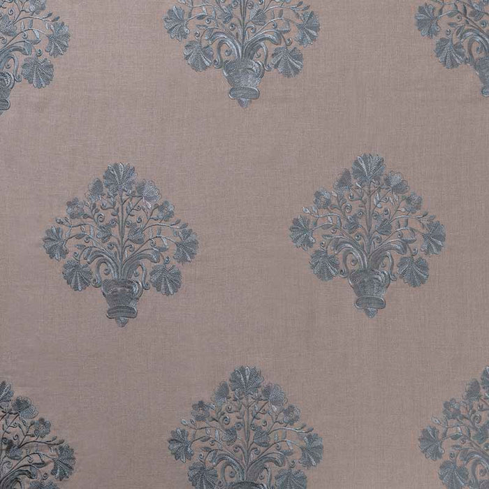 Marvic Textiles Tuileries Vieux Bleu Fabric Sample 1420