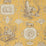 Braquenie Les Muses Et Le Lion Ochre Wallpaper BP207004