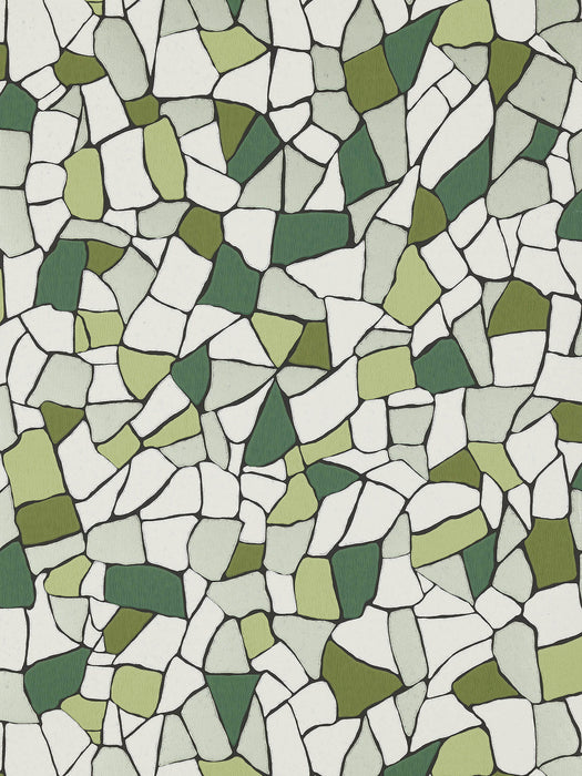 Pierre Frey Biot Argile Verte Wallpaper Sample FP772002