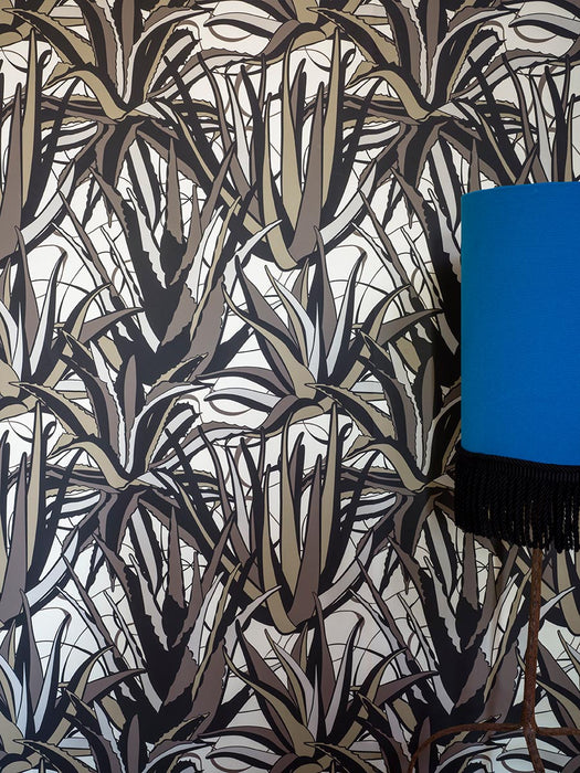 Pierre Frey Agaves Fusain Wallpaper FP785001