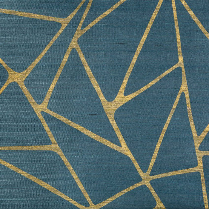 Kravet Couture To The Point Teal Wallpaper Sample W3400.435.0