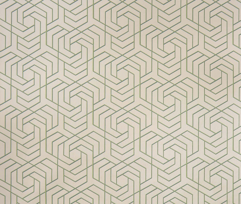 Osborne & Little Hexagon Trellis 2 Sample Sample W7352-02