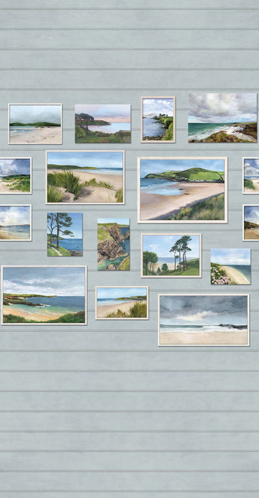 Osborne & Little Seascape Panel  2 Sample Sample W7681-02