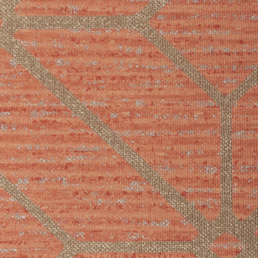 Winfield Thybony Radius Trellis Cayenne Wallpaper Sample WHF3021.WT.0