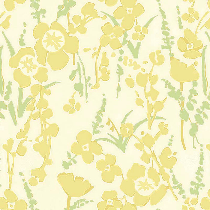 Galbraith & Paul Wildflower Banana Wallpaper Sample