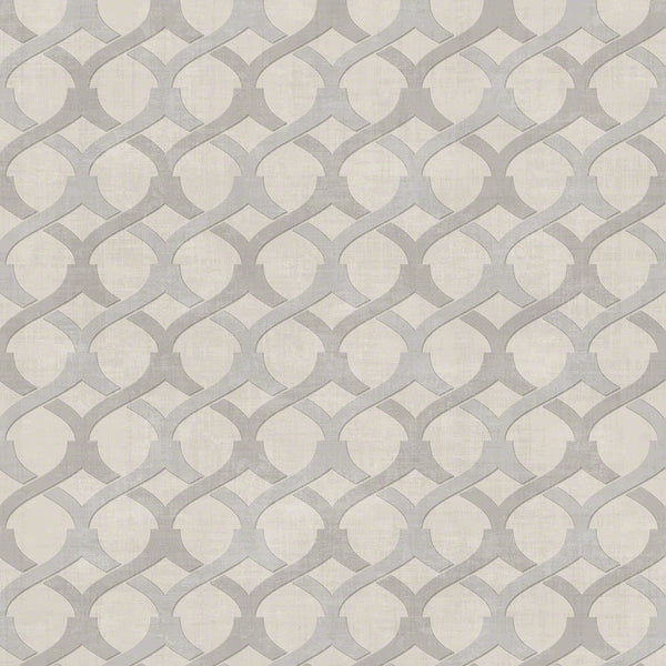 Winfield Thybony Chain Neutral Wallpaper Sample WSH1023.WT.0