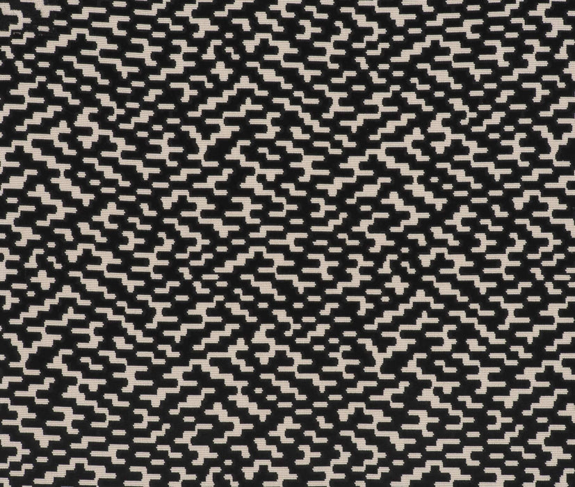 Pierre Frey Pixel Noir & Blanc Fabric F3006001