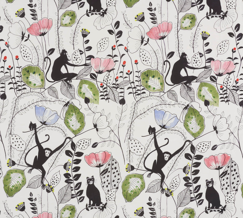 Pierre Frey Garden Party Noir Fabric F3219001