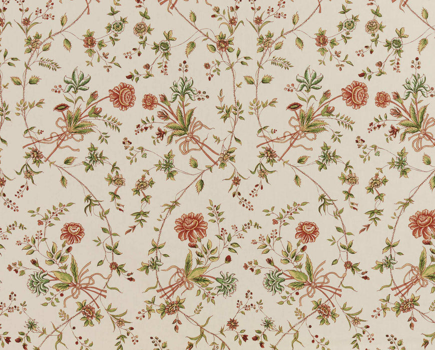 Braquenie Cheverny Rose Vert Fabric B1875002