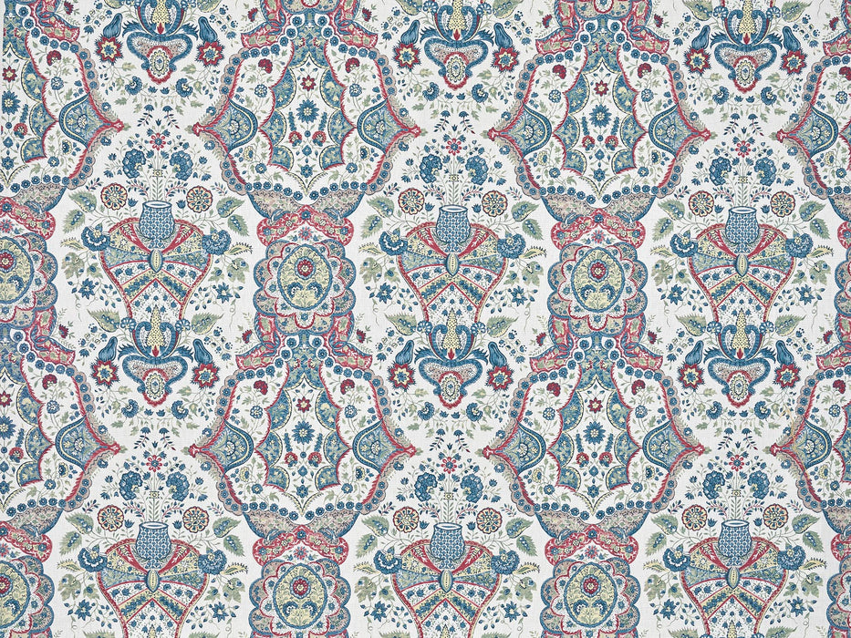 Braquenie Udaipur Bleu Garance Fabric B7690003