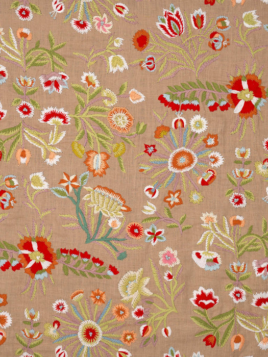 Pierre Frey Roselia Cannelle Fabric F3685001