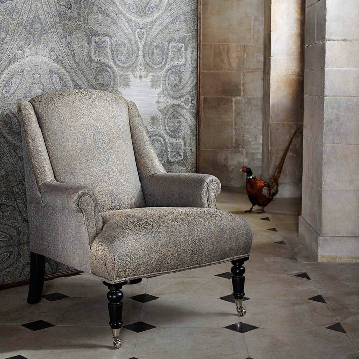 Zoffany Elswick Paisley Sandstone 332804 Fabric ZELS332804