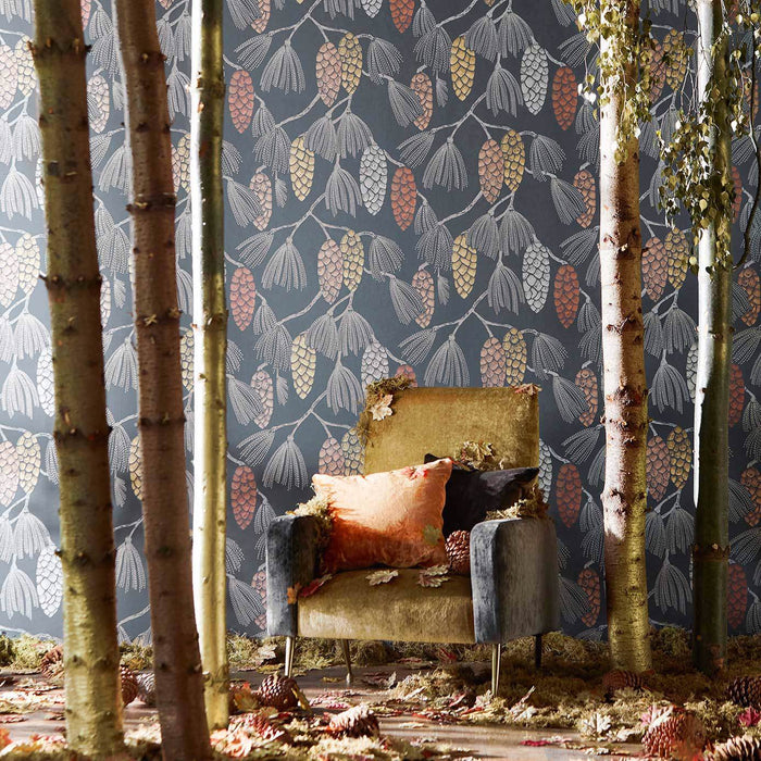 Harlequin Epitome Copper/Gold/Sepia 111499 Wallpaper HSTO111499