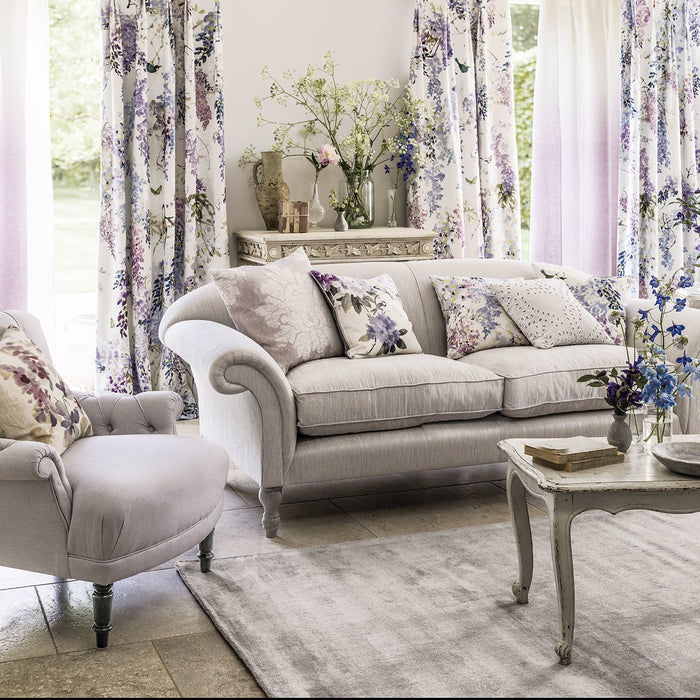 Sanderson Wisteria Falls Amethyst 226286 Fabric DWAP226286