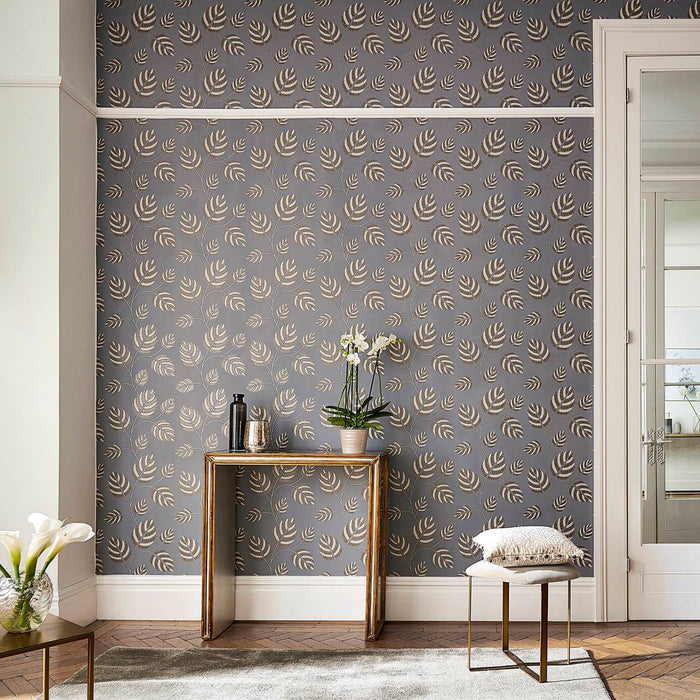 Harlequin Marbelle French Grey/Brass 111891 Wallpaper HPUT111891