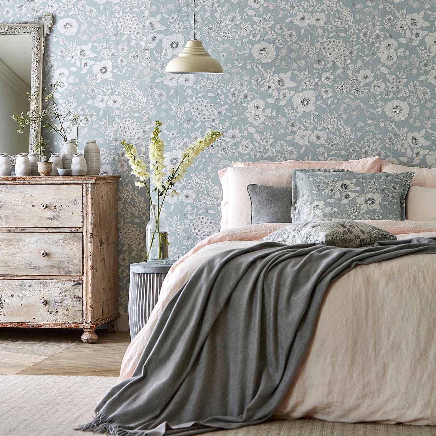 Sanderson Maelee Linen 216349 Wallpaper DHPO216349