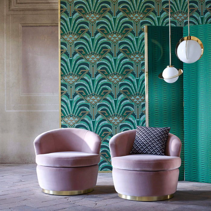 Zoffany Conway Antique Bronze 312744 Wallpaper ZTOT312744