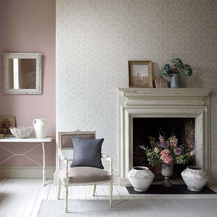 Sanderson Mawton Chalk/Ivory 216418 Wallpaper DDAM216418