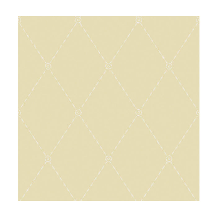 Cole & Son Large Georgian Rope Trellis Straw Wallpaper 100/13063.CS.0