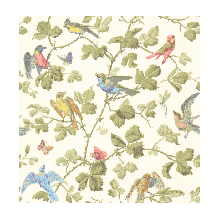 Cole & Son Winter Birds Multi-Coloured Wallpaper 100/2006.CS.0