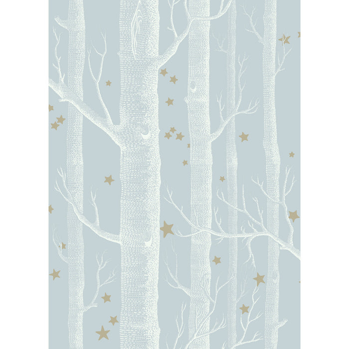 Cole & Son Woods & Stars Powder Blue Wallpaper 103/11051.CS.0