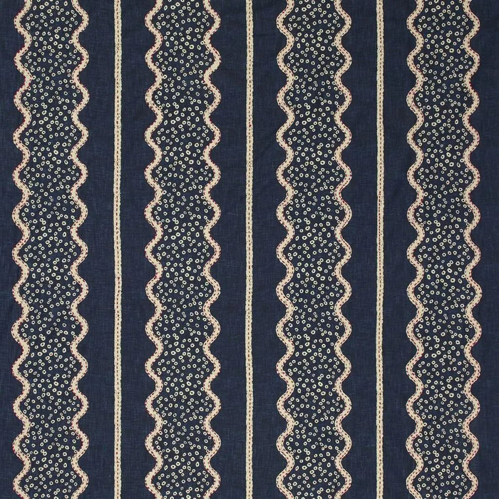 William Yeoward Jasham Indigo Fabric FWY8033/01