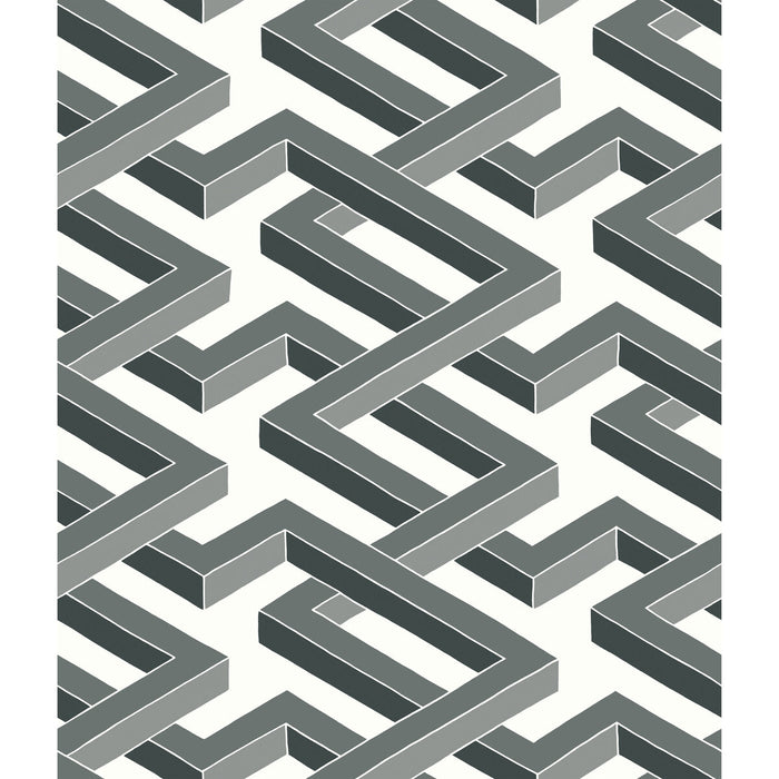 Cole & Son Luxor Black And White Wallpaper 105/1002.CS.0