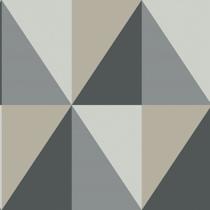 Cole & Son Apex Grand Grey And Black Wallpaper 105/10043.CS.0