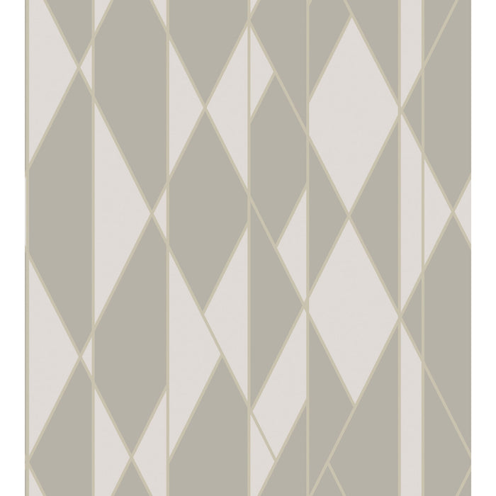 Cole & Son Oblique Grey And White Wallpaper 105/11046.CS.0