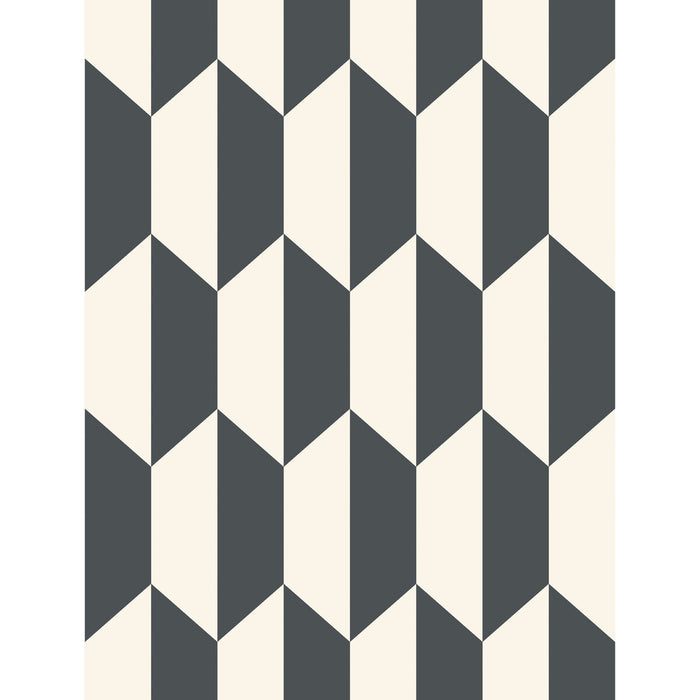 Cole & Son Tile Black And White Wallpaper 105/12050.CS.0