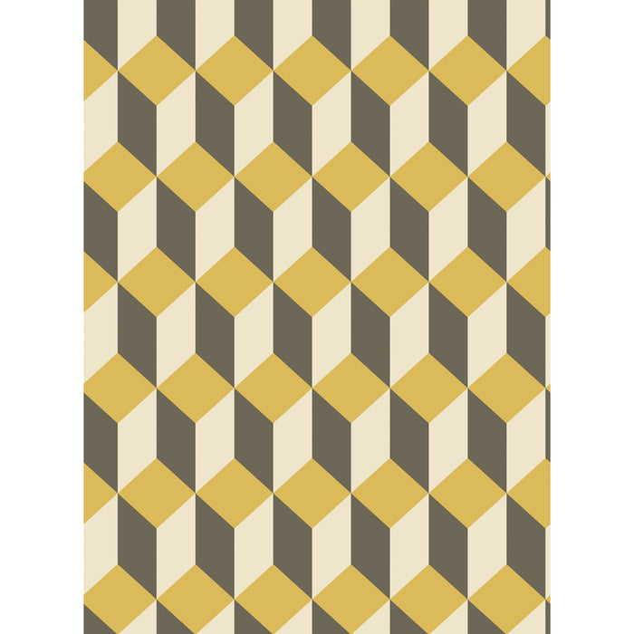 Cole & Son Delano Yellow And Black Wallpaper 105/7032.CS.0