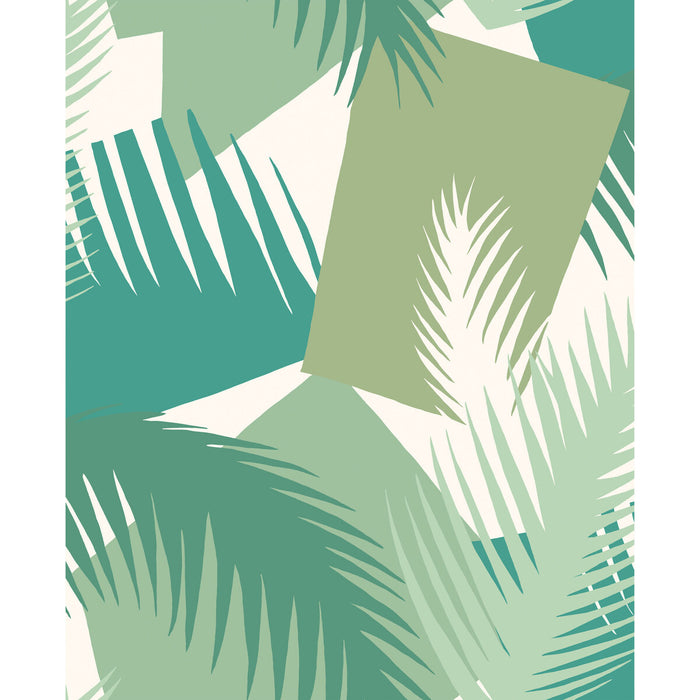 Cole & Son Deco Palm Green Wallpaper 105/8037.CS.0