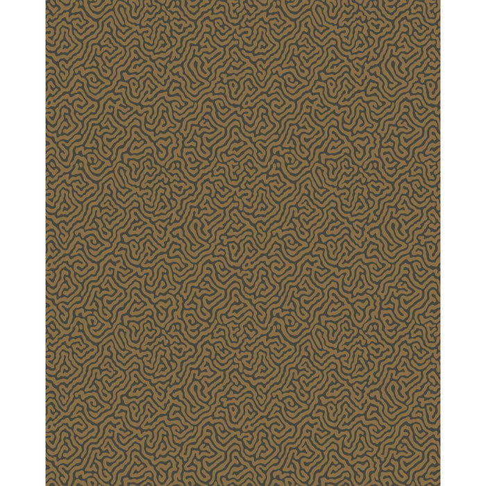 Cole & Son Vermicelli Black & Bronze Wallpaper 107/4020.CS.0