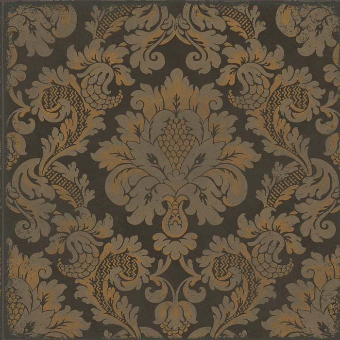 Cole & Son Stravinsky Charcoal & Bronze Wallpaper 108/4017.CS.0