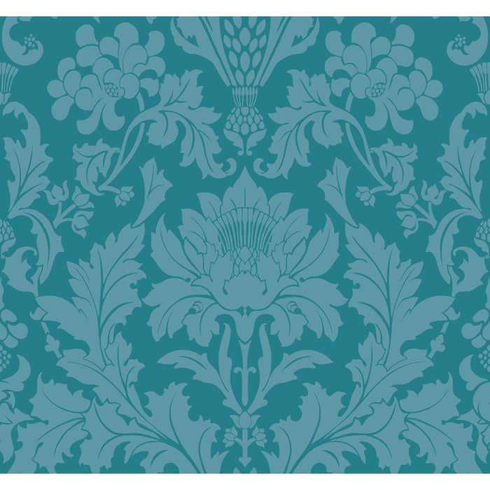 Cole & Son Fonteyn Teal Wallpaper 108/7033.CS.0