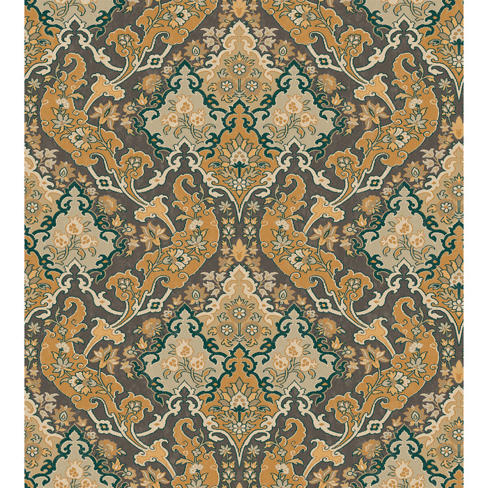 Cole & Son Pushkin Ginger & Charcaol Wallpaper 108/8042.CS.0