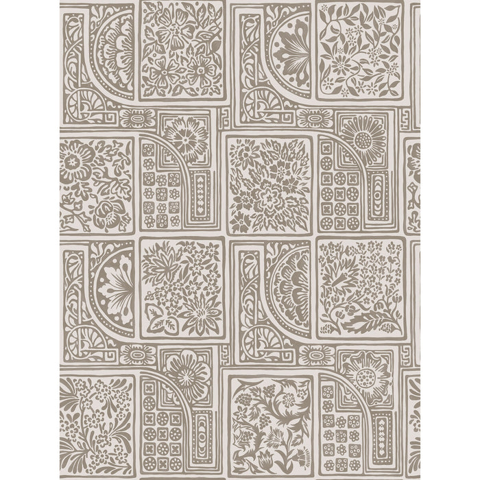 Cole & Son Bellini Stone & Gilver Wallpaper 108/9048.CS.0