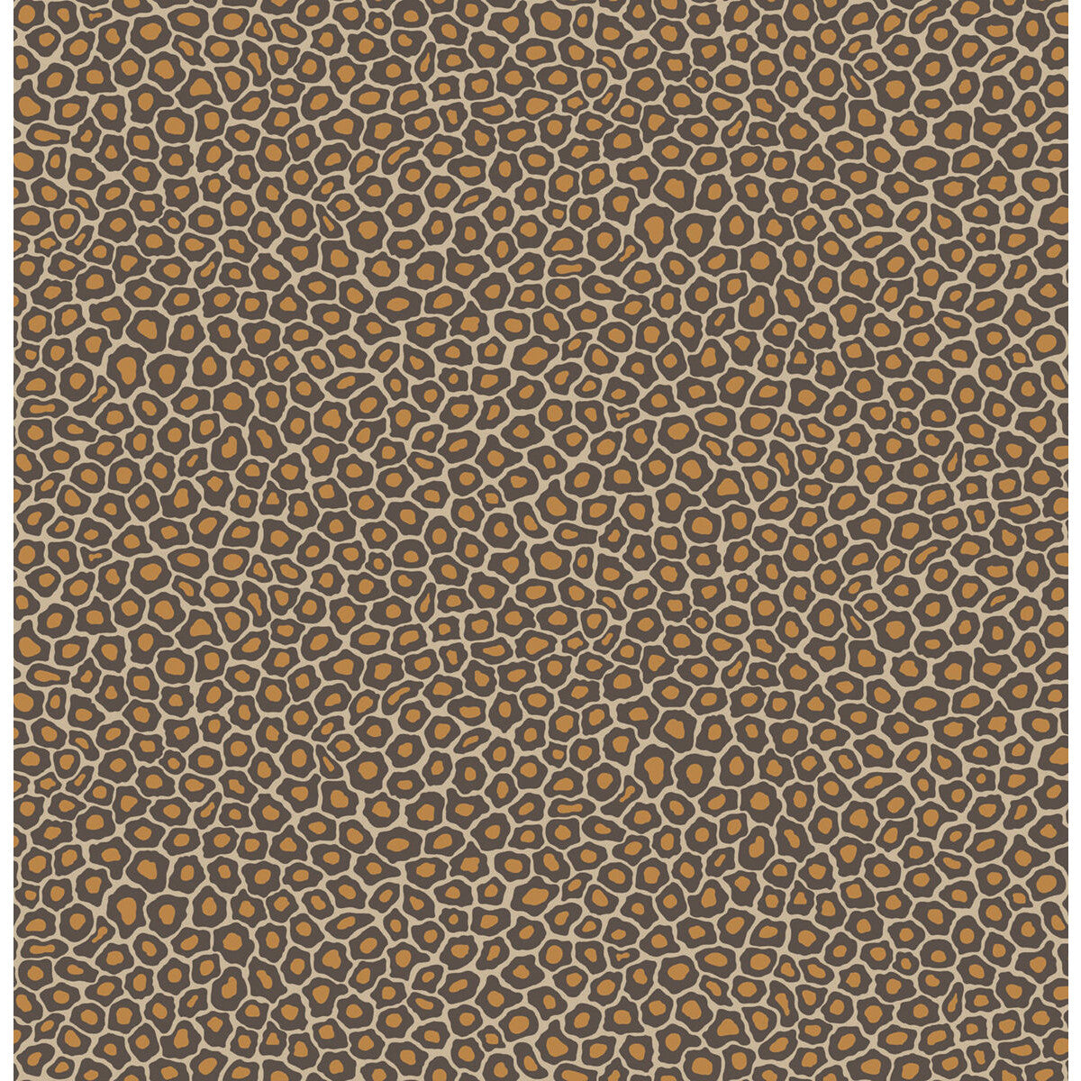 Cole & Son Senzo Spot Brown & Gold Wallpaper 109/6027.CS.0