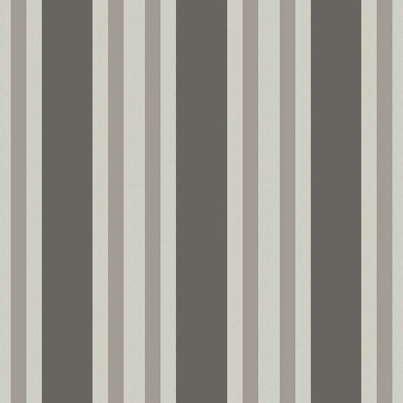 Cole & Son Polo Stripe Black/White Wallpaper 110/1001.CS.0