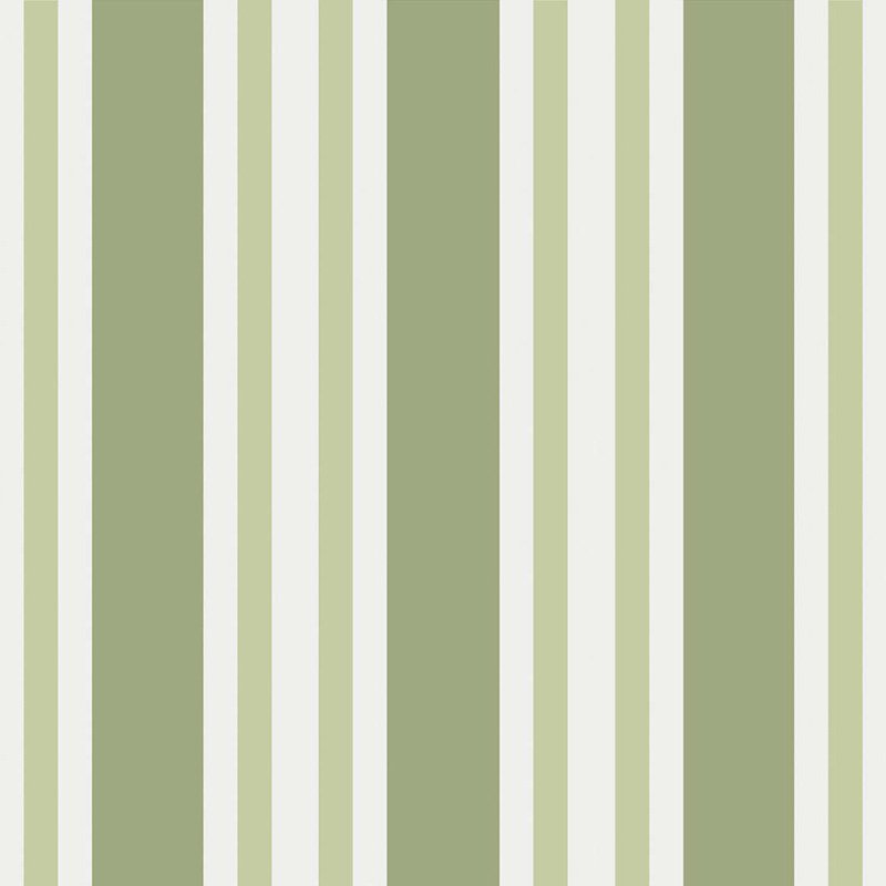 Cole & Son Polo Stripe Leaf Green Wallpaper 110/1003.CS.0