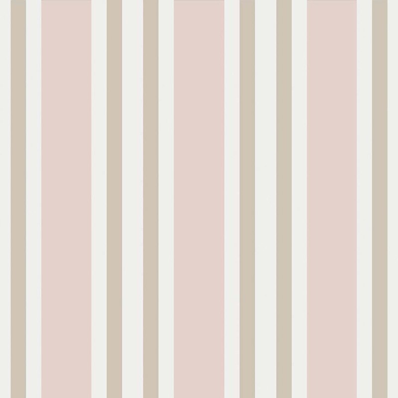 Cole & Son Polo Stripe Soft Pink Wallpaper 110/1004.CS.0