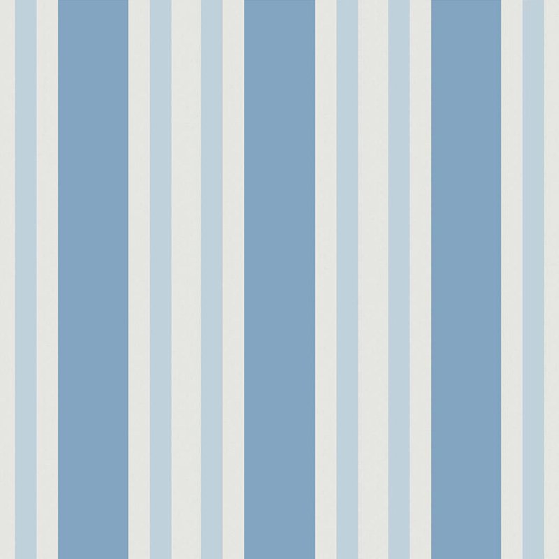 Cole & Son Polo Stripe Blue Wallpaper 110/1006.CS.0