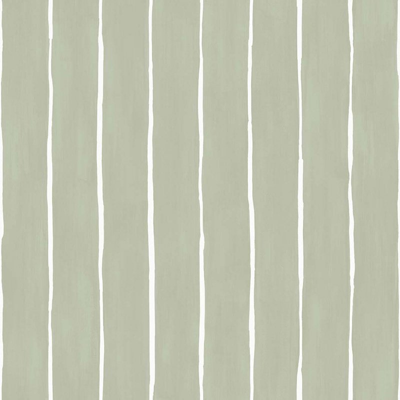 Cole & Son Marquee Stripe Soft Olive Wallpaper 110/2009.CS.0