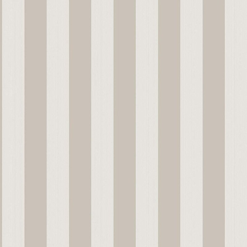 Cole & Son Regatta Stripe Stone/Parchment Wallpaper 110/3015.CS.0